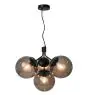Nordlux Lampa wisząca Ivona 4x E27 Czarny - Metal | Max. 28W