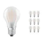 Opakowanie 10x Ledvance Classic LED E27 Gruszka Włókno Matowy 4.8W 470lm - 827 Bardzo Ciepła Biel | Ściemnianie - Zamienne 40W